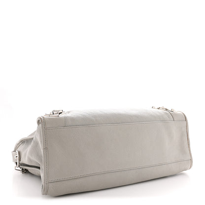 Balenciaga Chevre Silver Metallic Edge Hardware City Gris Glace 5 of 13