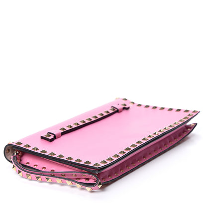 Valentino Garavani Nappa Rockstud Wristlet Clutch Ninphea 3 of 9