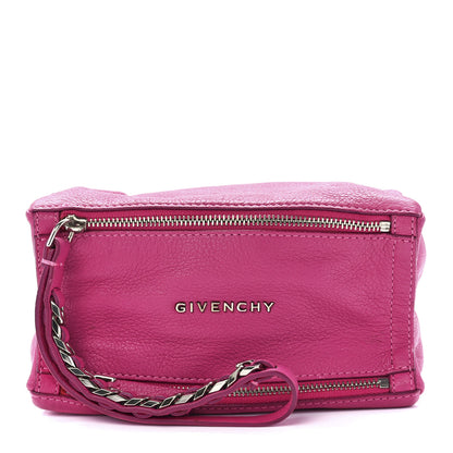 Givenchy Sugar Goatskin Pandora Wristlet Hot Pink 1 of 10
