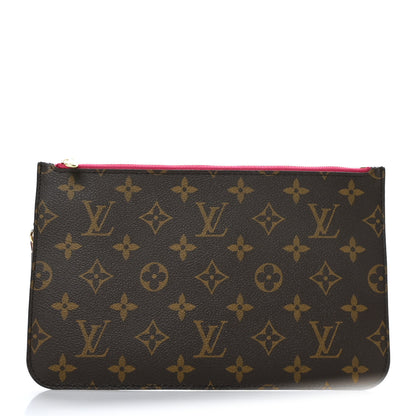 Louis Vuitton Monogram Neverfull MM GM Pochette Pivoine 1 of 7