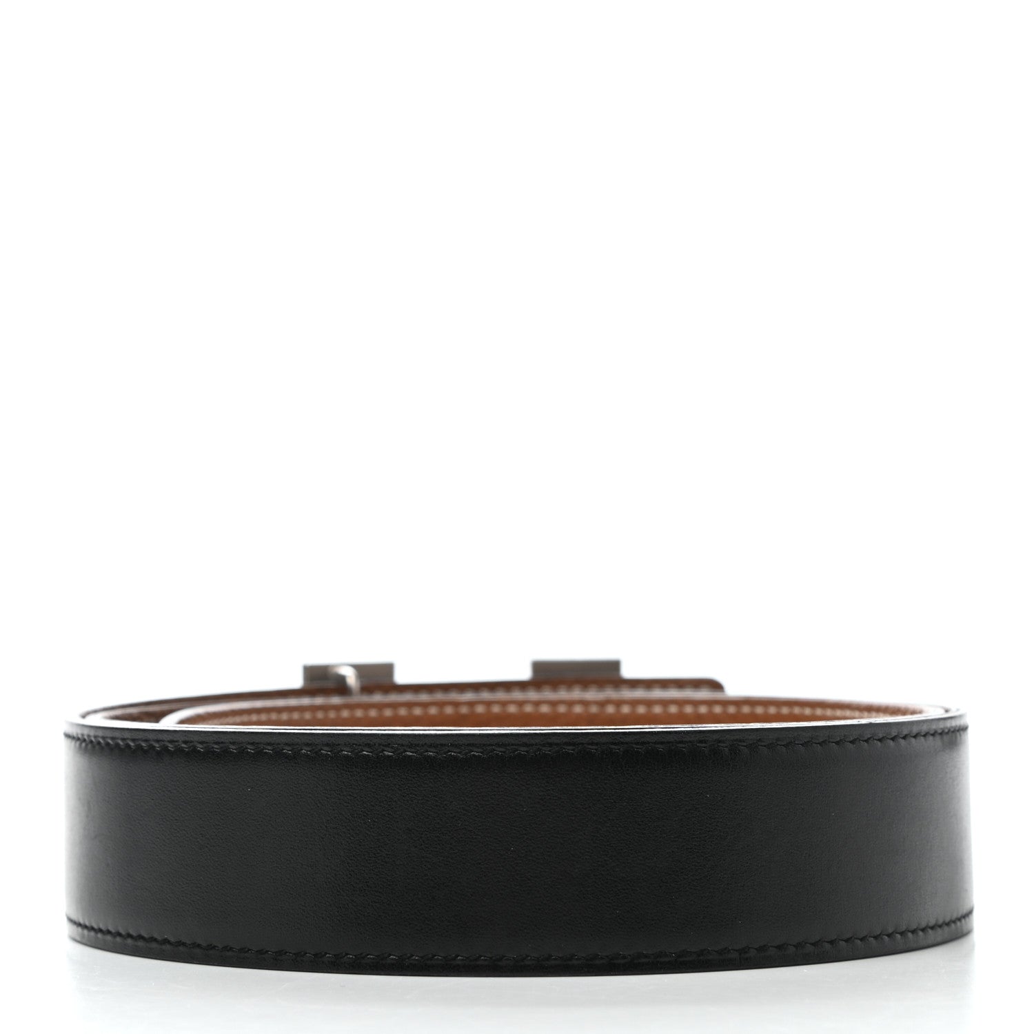 Hermes Swift Togo 32mm H Belt 90 Black Gold 2 of 6