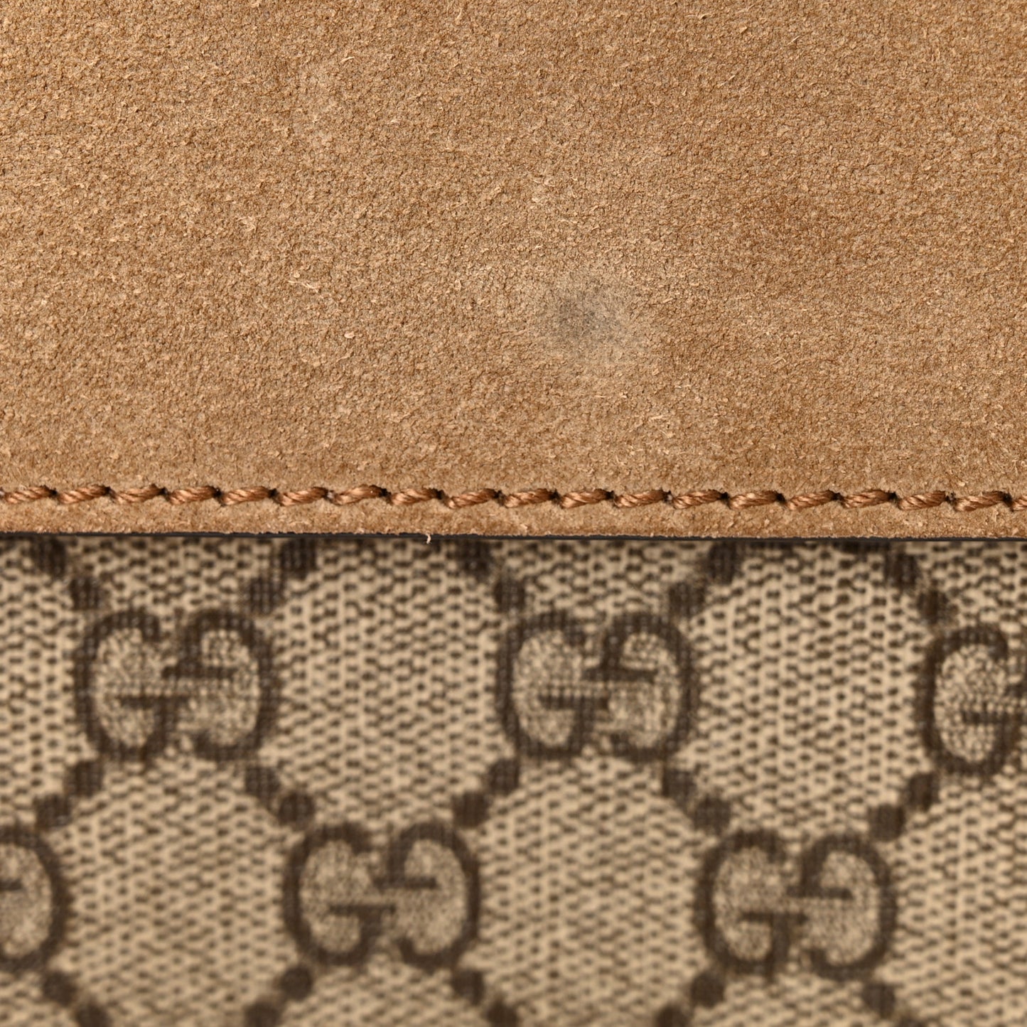 GG Supreme Monogram Small Dionysus Shoulder Bag Taupe