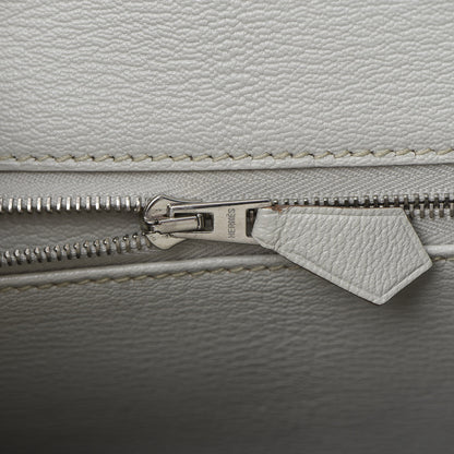 Hermes Matte Niloticus Crocodile Birkin 35 Beton 16 of 39