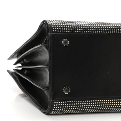 Saint Laurent Calfskin Studded Small Sac De Jour Black 7 of 9