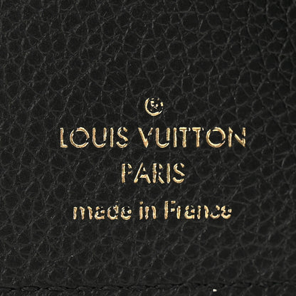Louis Vuitton Empreinte Monogram Giant Victorine Wallet Black Beige 6 of 7