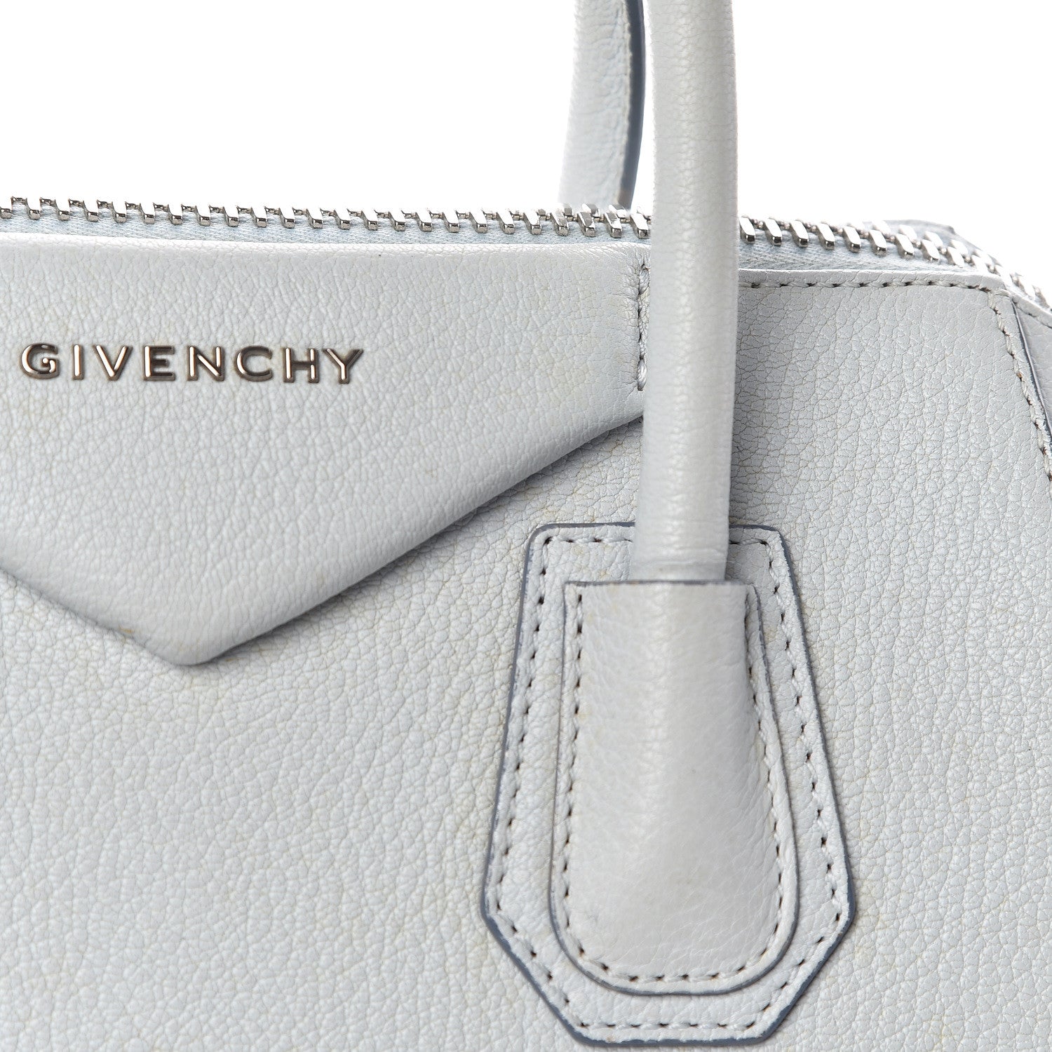 Givenchy Sugar Goatskin Small Antigona Pale Blue 10 of 12