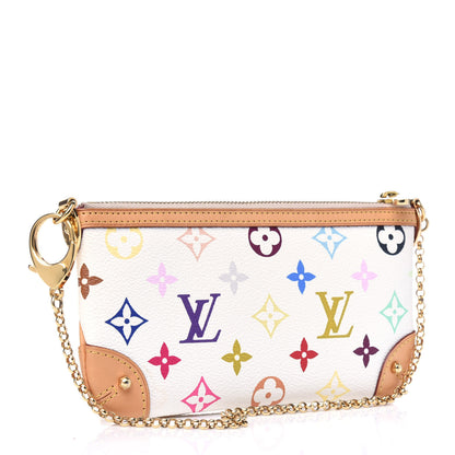 Louis Vuitton Monogram Multicolor Pochette Milla MM White 2 of 4