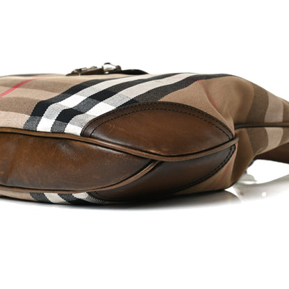 Burberry House Check Brook Hobo Brown 11 of 22