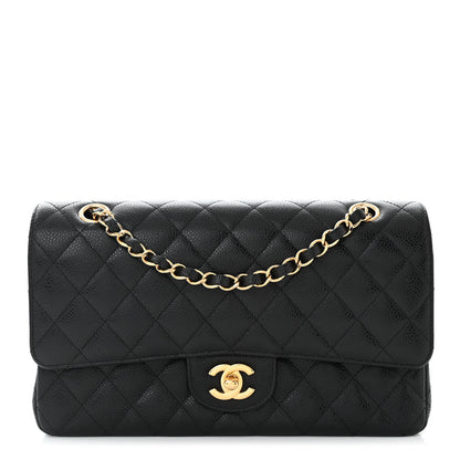 Chanel Caviar Quilted Medium Double Flap Black 1 of 11