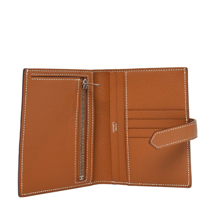 Hermes Epsom Bearn Compact Wallet Gold 5 of 7
