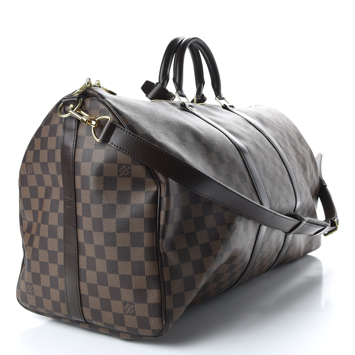 Louis Vuitton Damier Ebene Keepall Bandouliere 55 2 of 8