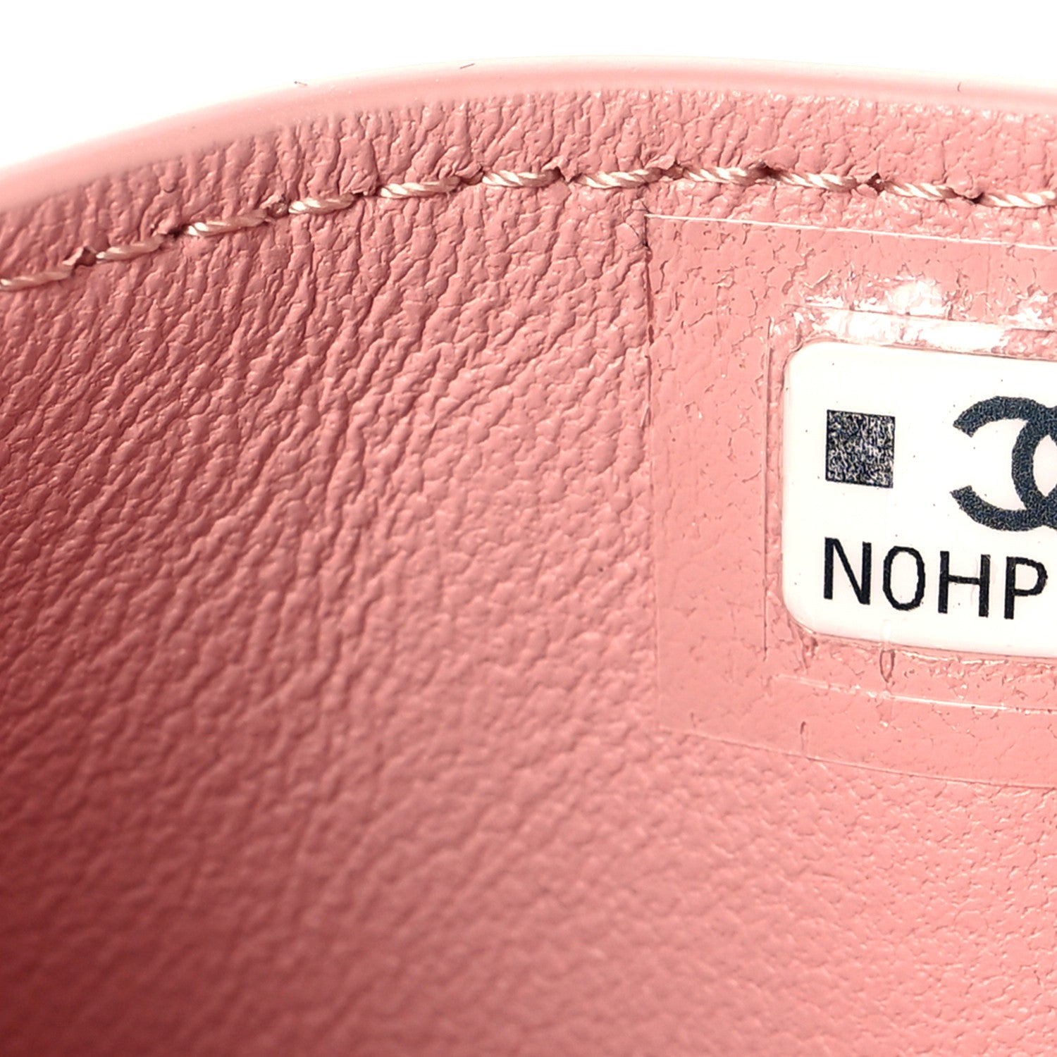 Chanel Calfskin Crocodile Embossed Crococo Card Holder Light Pink 7 of 8