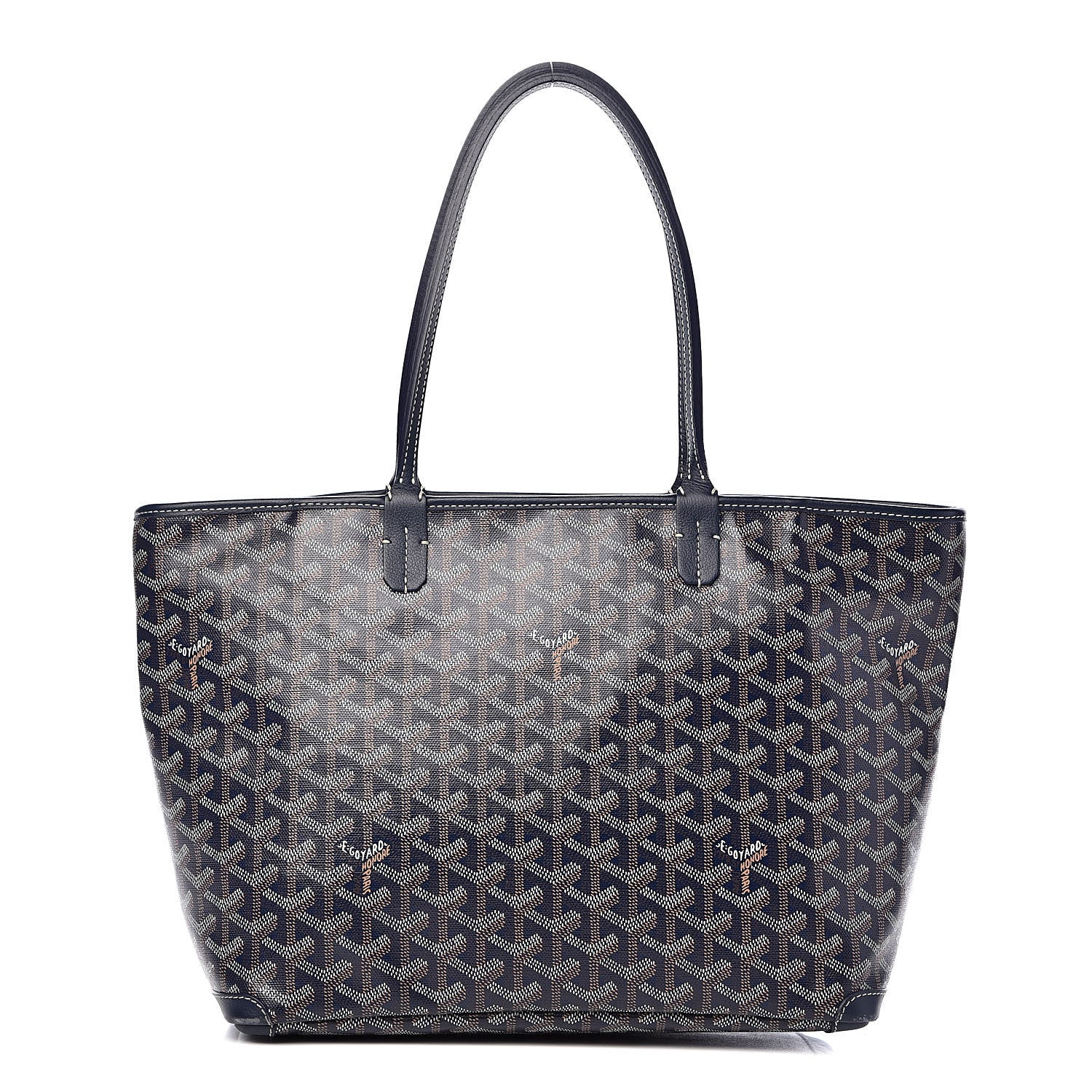 Goyard Goyardine Artois PM Navy 1 of 16