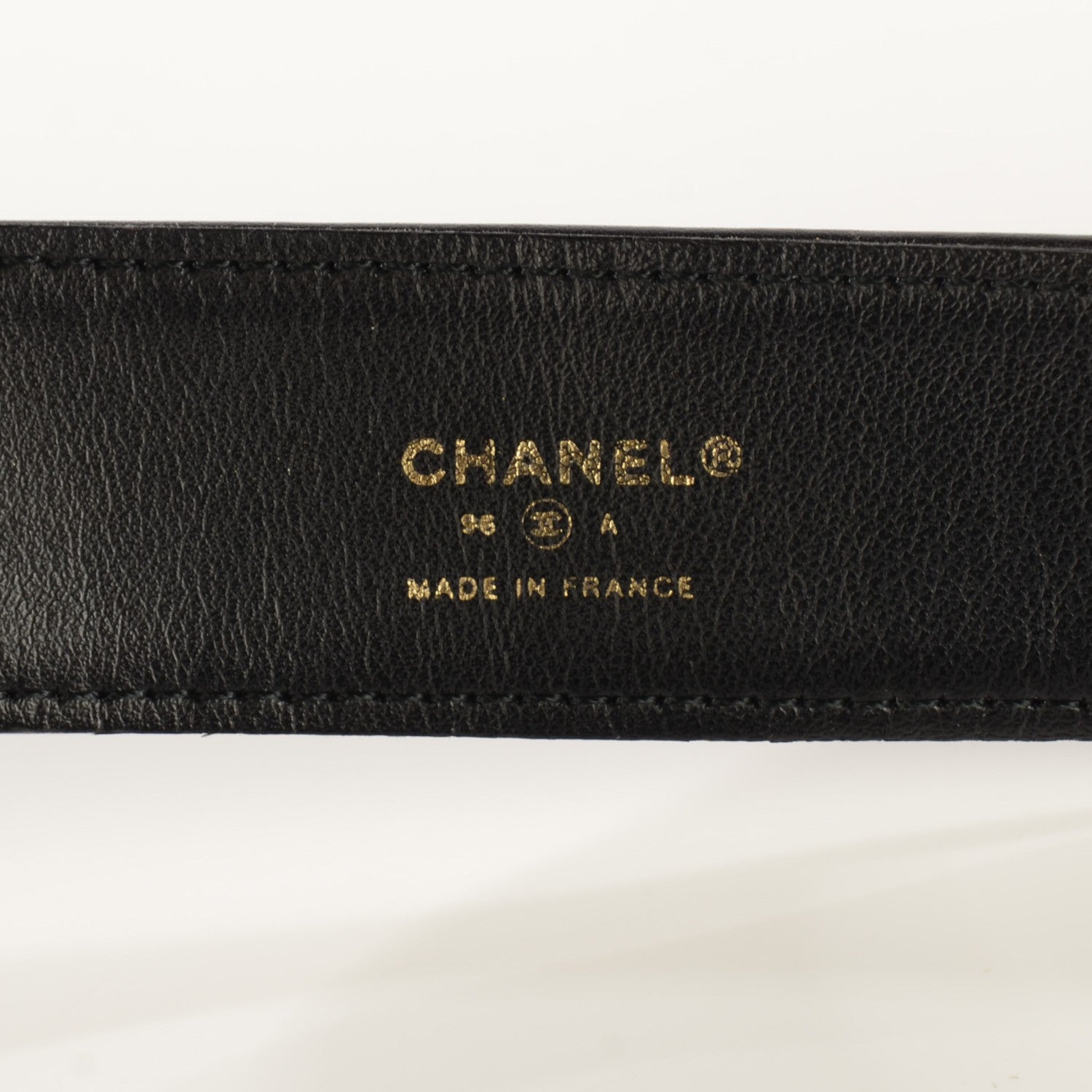 Chanel Lambskin CC Belt 80 32 Black 6 of 7