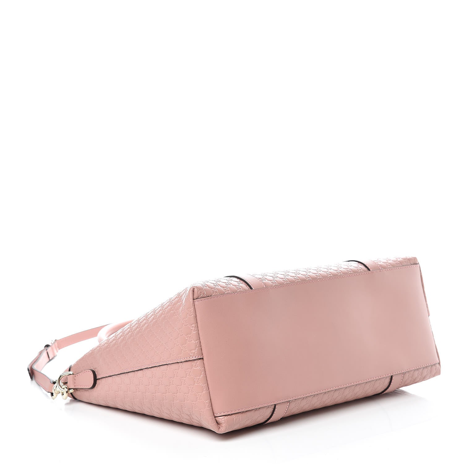 Gucci Soft Microguccissima Medium Zippered Satchel Soft Pink 4 of 9
