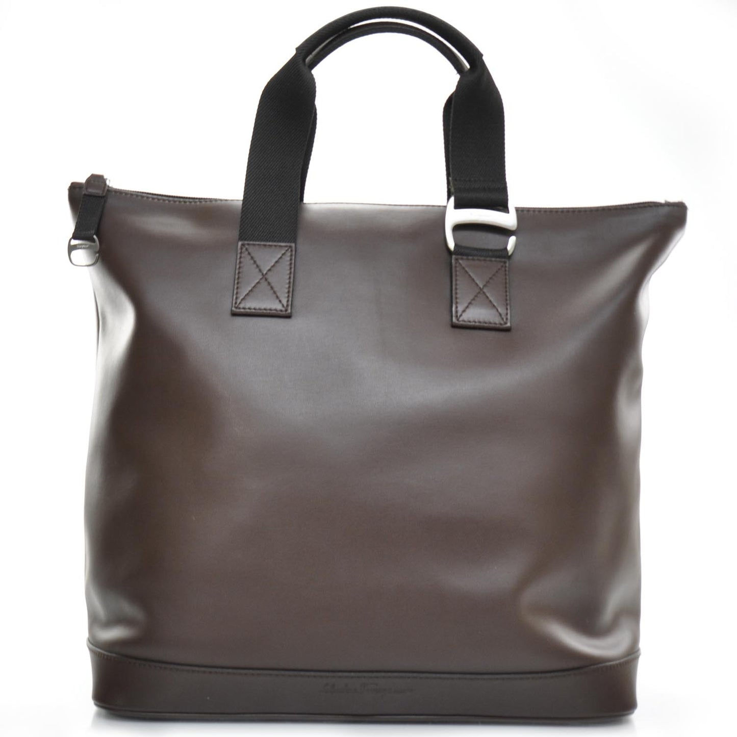 SALVATOREFERRAGAMOHickoryCalfskinToteCaffe