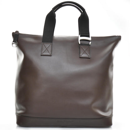 FASHIONPHILE SALVATOREFERRAGAMOHickoryCalfskinToteCaffe 1 of 8
