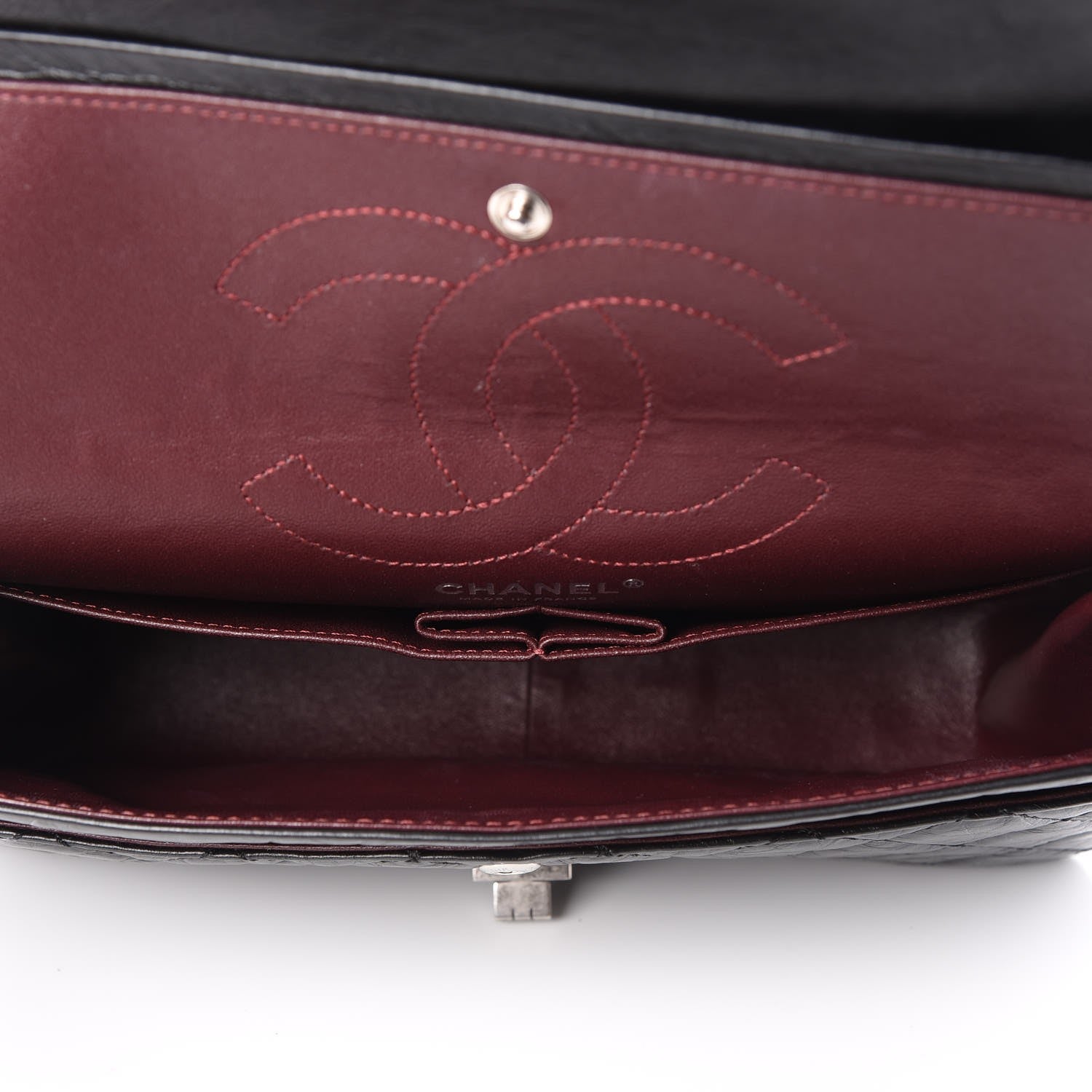 Chanel Aged Calfskin Quilted 2.55 Reissue 226 Flap Black 6 of 8