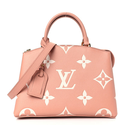 Louis Vuitton Empreinte Monogram Giant Petit Palais Rose Trianon Creme 1 of 9