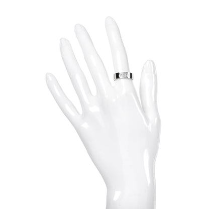 Hermes 18K White Gold Diamond PM H D'Ancre Ring 51 5.75 2 of 5