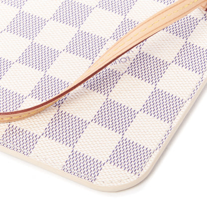 Louis Vuitton Damier Azur Neverfull MM GM Pochette 4 of 7