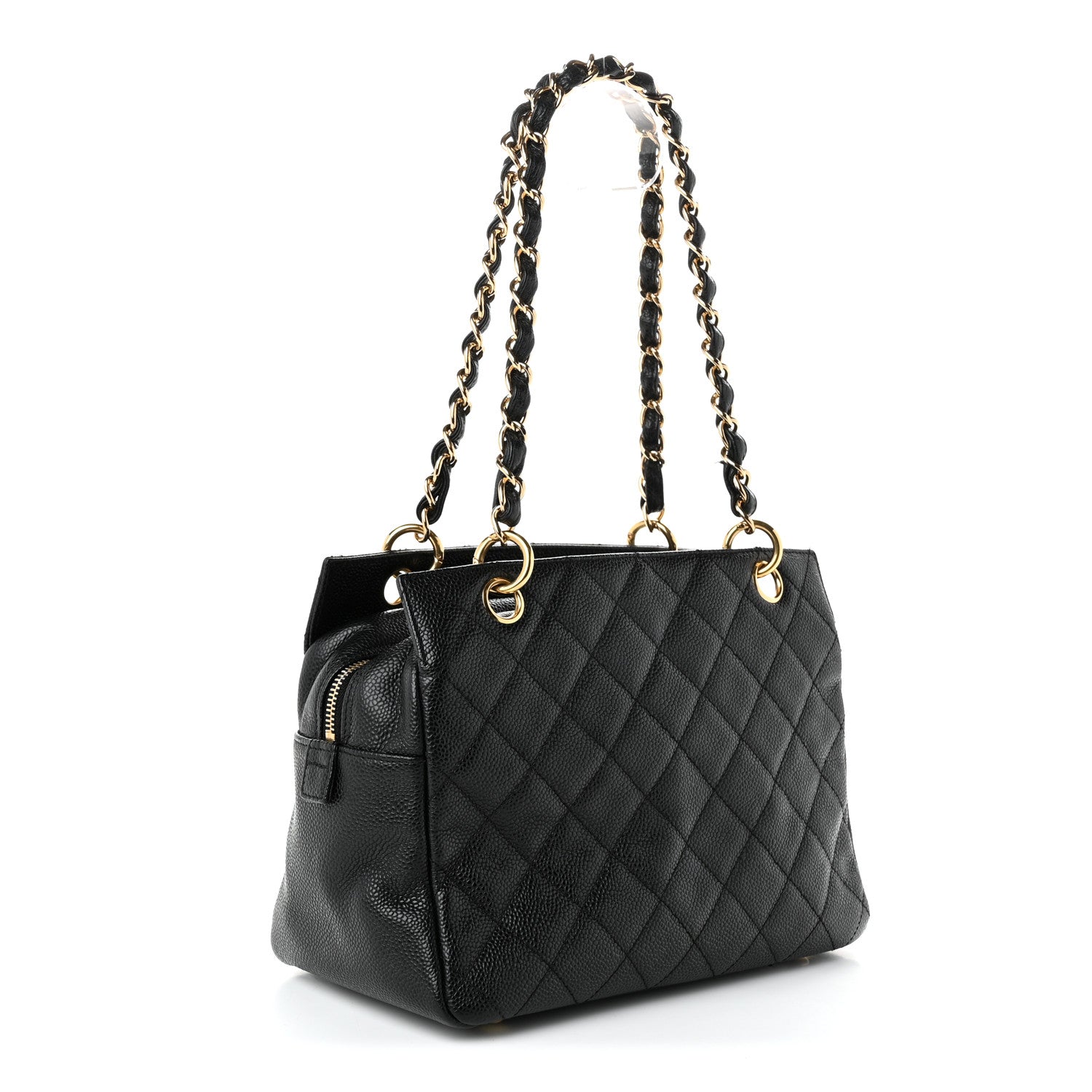 Chanel Caviar Quilted Petit Timeless Tote PTT Black 3 of 10