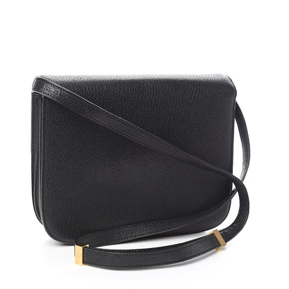 Celine Goatskin Medium Classic Box Flap Bag Black 3 of 12