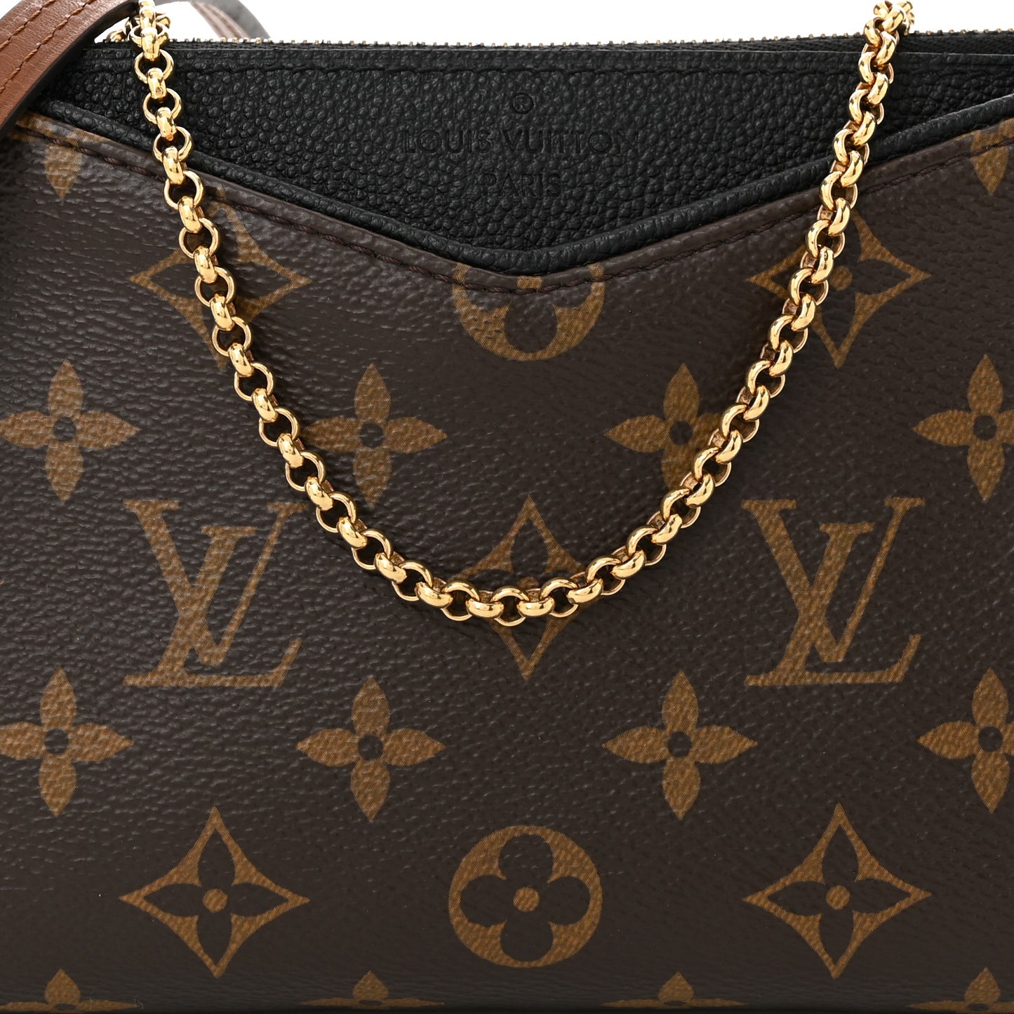 Monogram Pallas Clutch Black