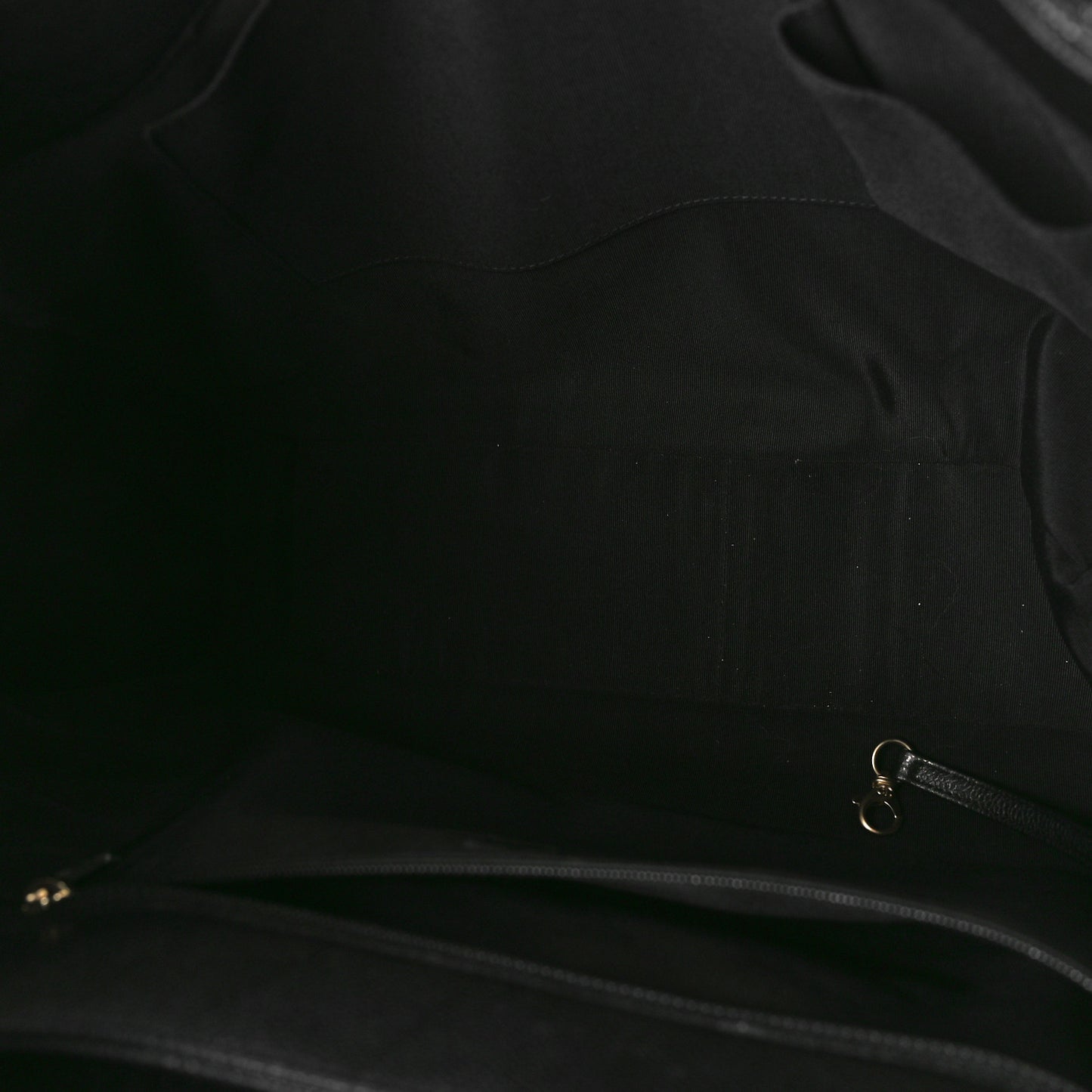 Caviar Quilted Flap Tote Black
