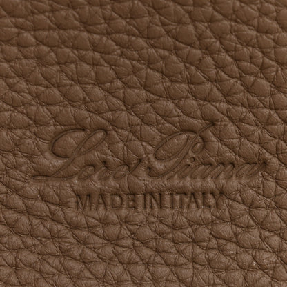 Loro Piana Grained Calfskin Medium Sesia Warm Mastic 7 of 11