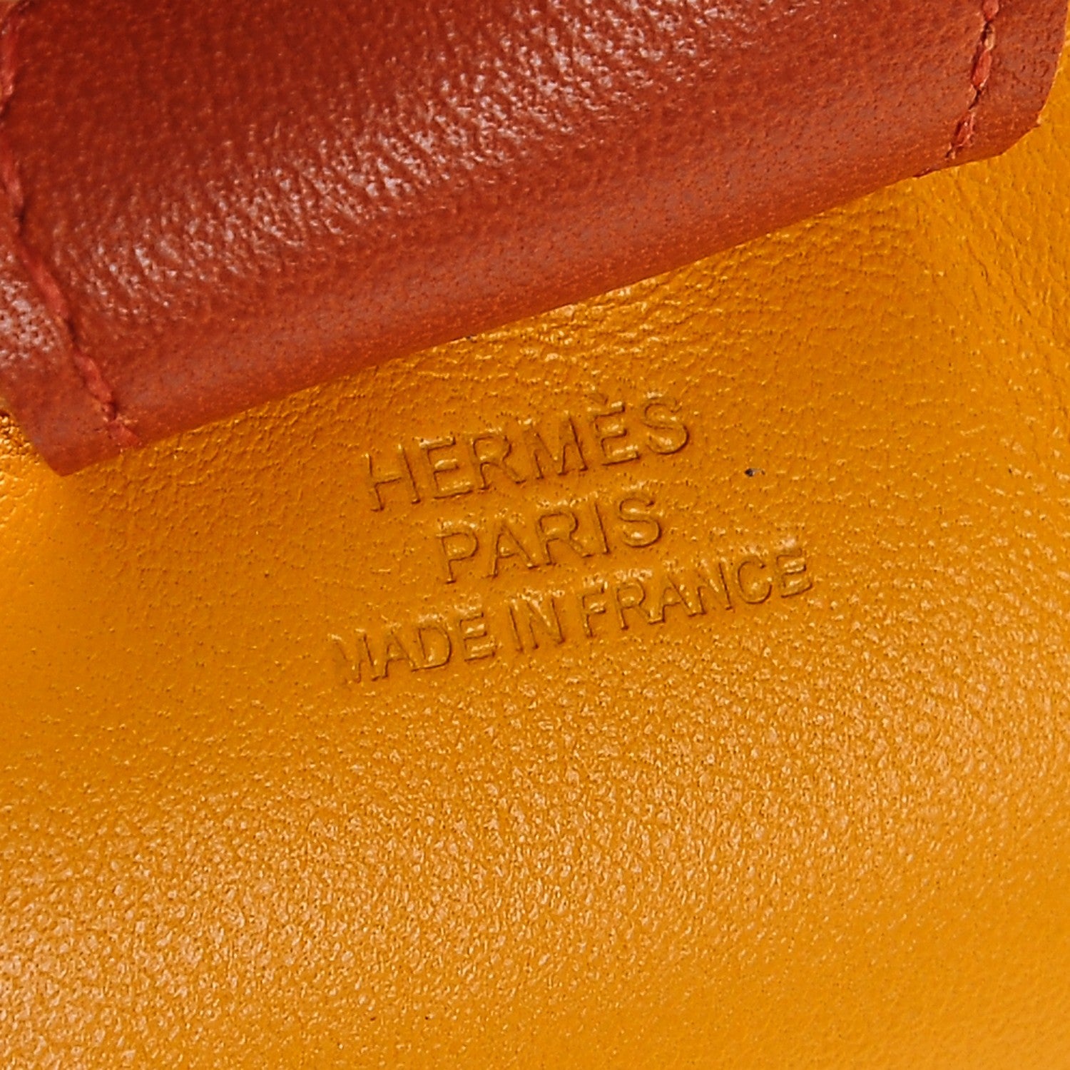 Hermes Milo Lambskin Grigri Rodeo Horse Bag Charm MM Jaune D'Or Bleu Agate Cornaline 3 of 3
