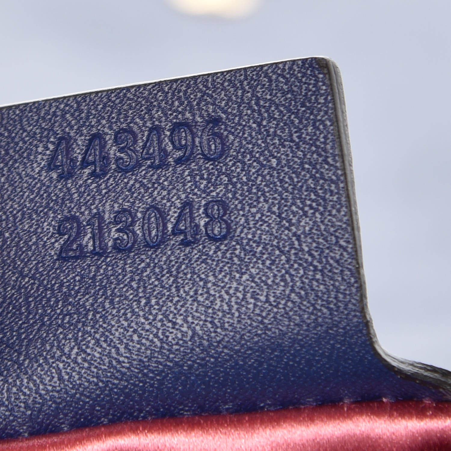 Gucci Velvet Matelasse Medium GG Marmont Shoulder Bag Cobalt Blue 7 of 8