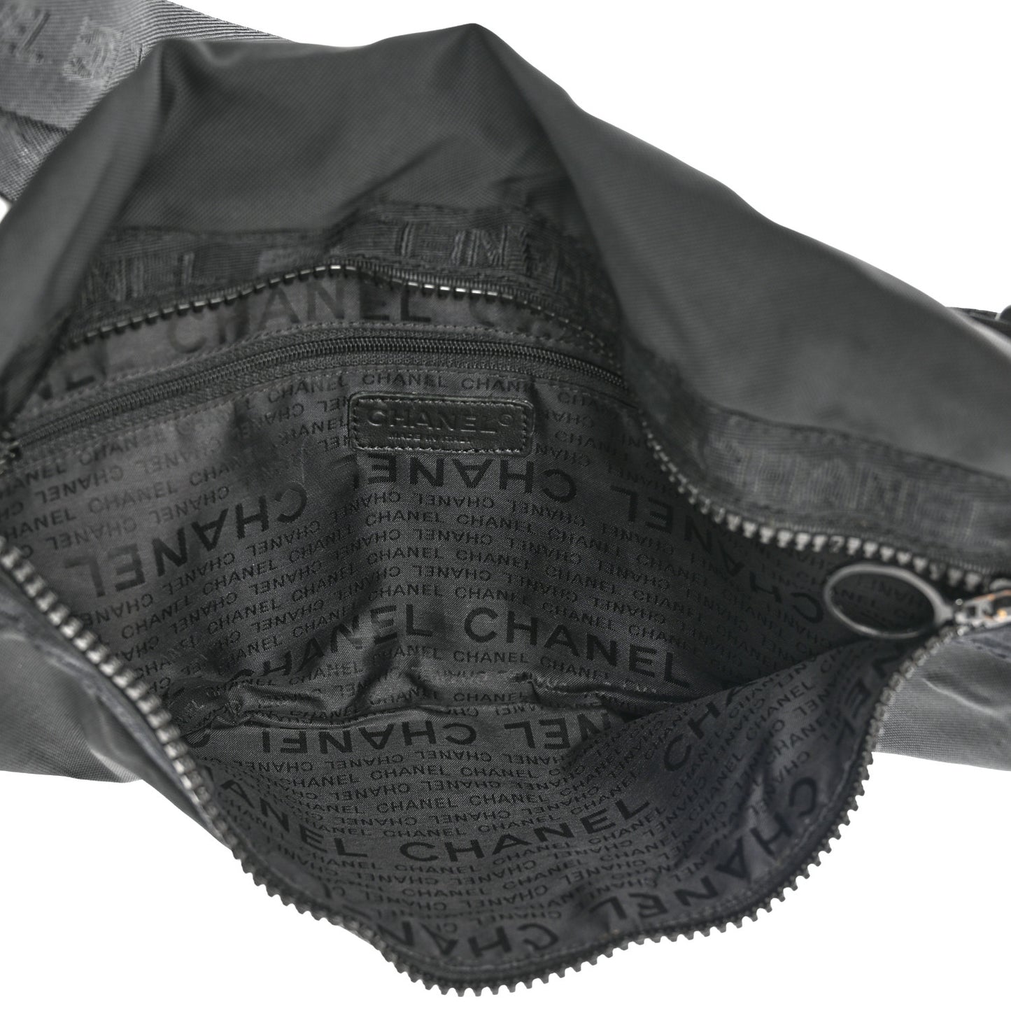 Nylon Sport Waist Bag Black