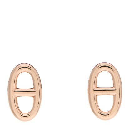 Hermes 18K Rose Gold TPM Farandole Stud Earrings 1 of 5