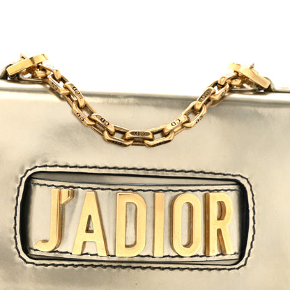 Christian Dior Metallic Calfskin J'Adior Mini Chain Flap Bag Gold 8 of 15