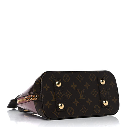 Louis Vuitton Vernis Monogram Alma BB Rose Pale Metallise 5 of 11