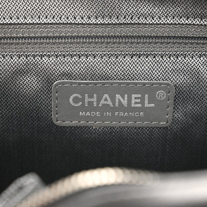 Chanel Lambskin Vertical Quilted Mademoiselle Small Camera Case Black 7 of 13