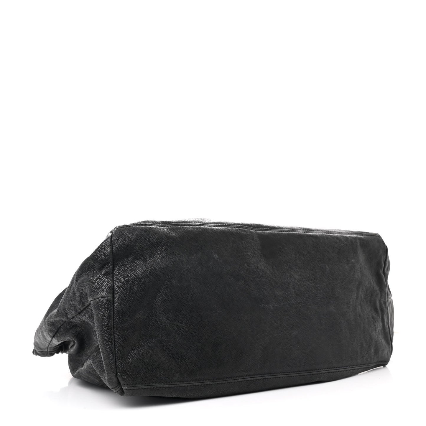 Distressed Caviar XL Coco Cabas Black