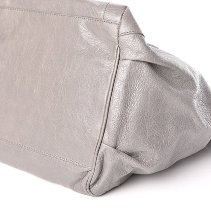 Balenciaga Agneau Classic Hardware S Sunday Tote Gris Pyrite 7 of 11