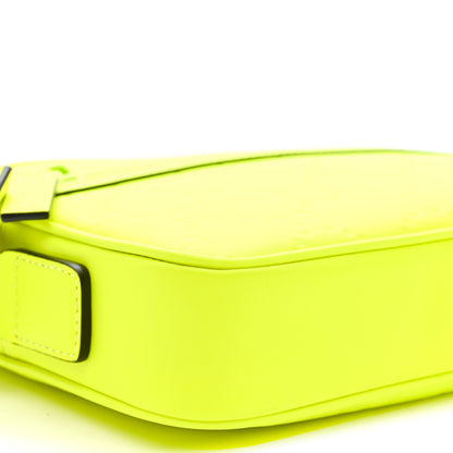 Gucci Rubber Effect Monogram GG Crossbody Bag Fluorescent Yellow 9 of 10