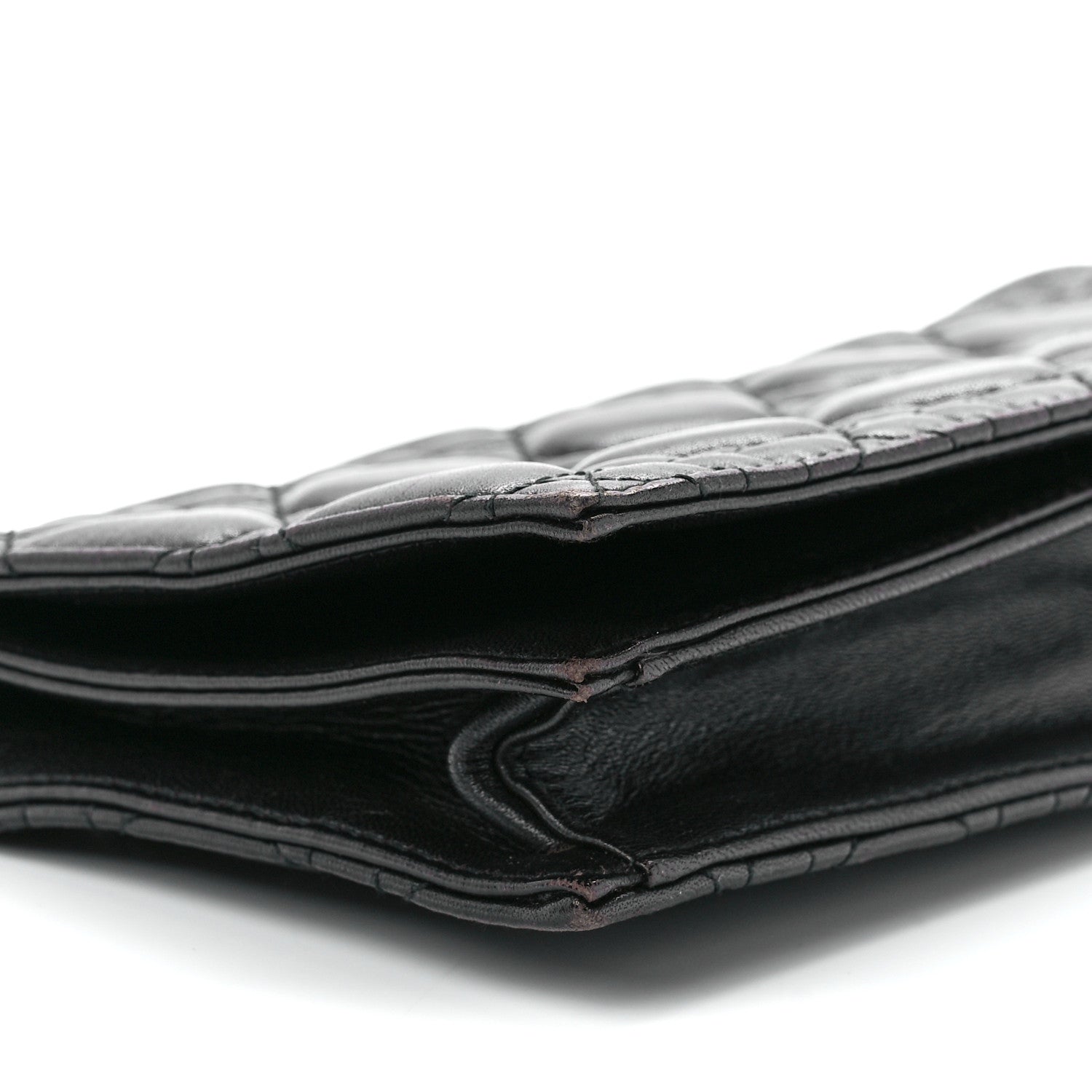 Christian Dior Lambskin Cannage Lady Dior Convertible Clutch Black 10 of 11