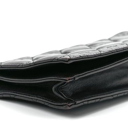 Christian Dior Lambskin Cannage Lady Dior Convertible Clutch Black 10 of 11