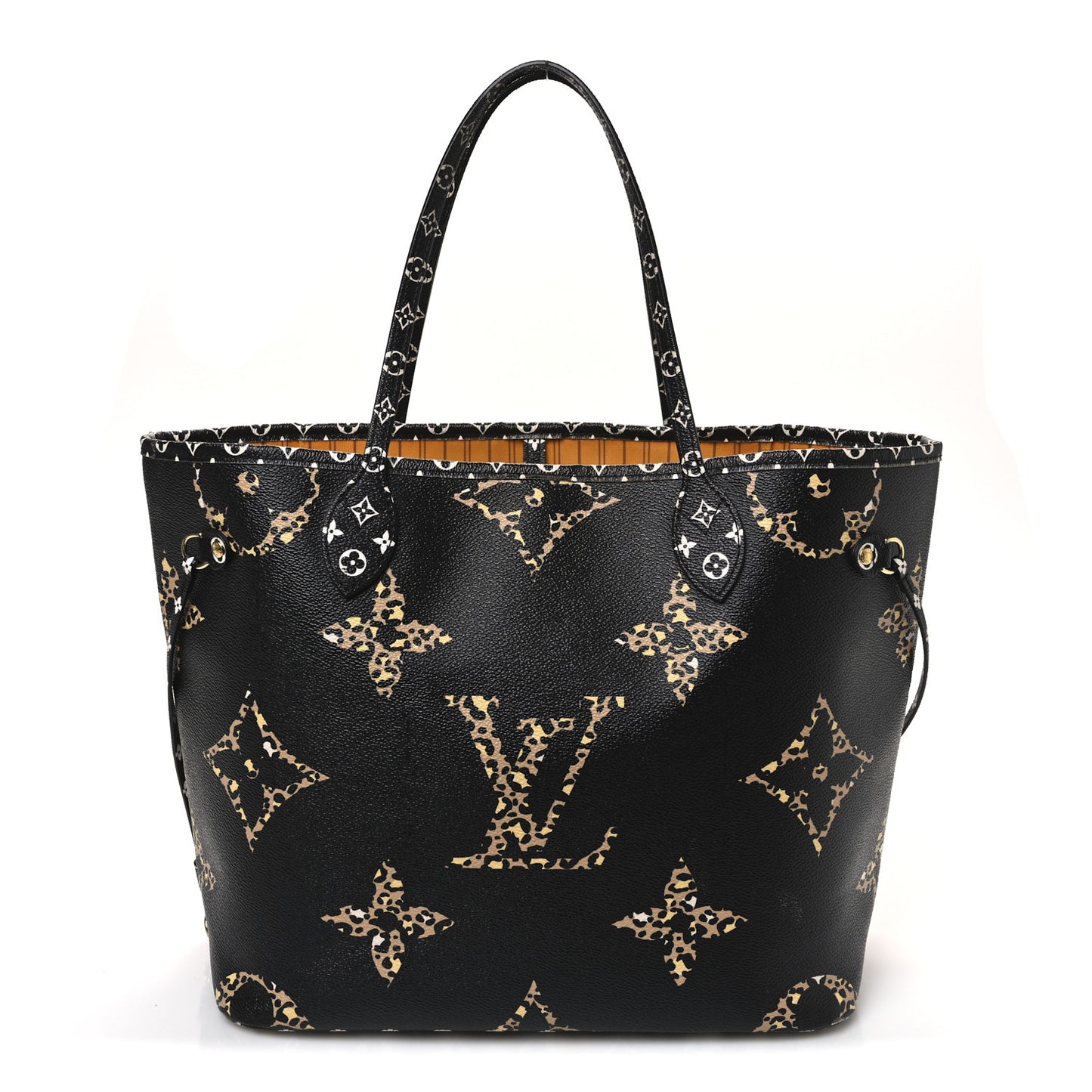 Monogram Giant Jungle Neverfull MM Black