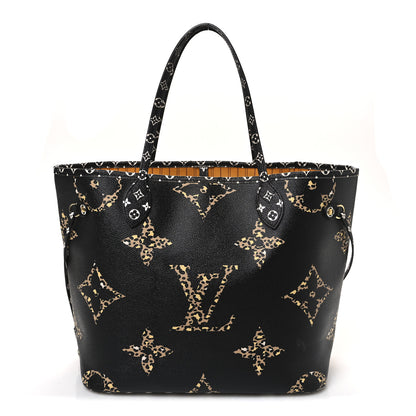 Louis Vuitton Monogram Giant Jungle Neverfull MM Black 1 of 12