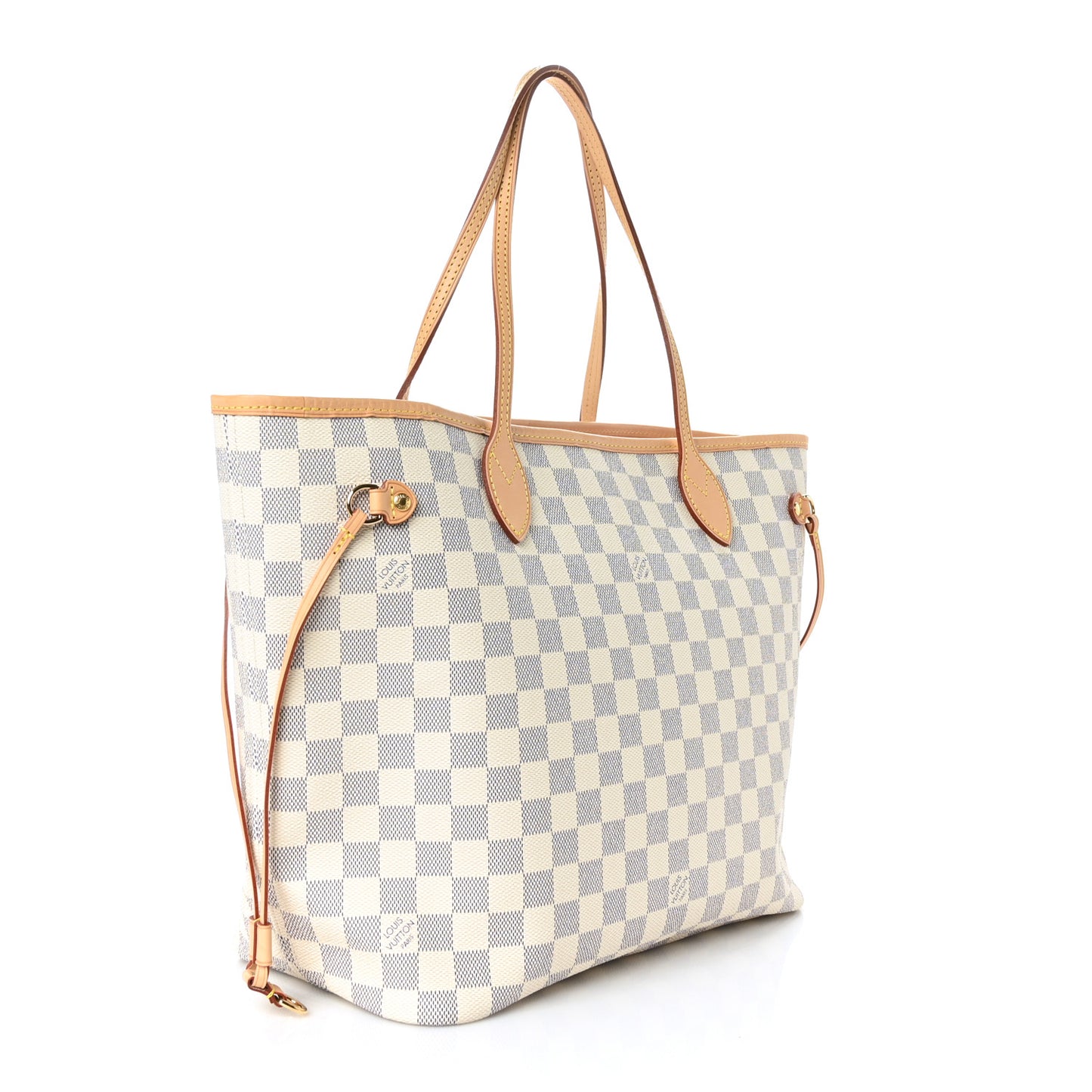 Damier Azur Neo Neverfull MM Rose Ballerine