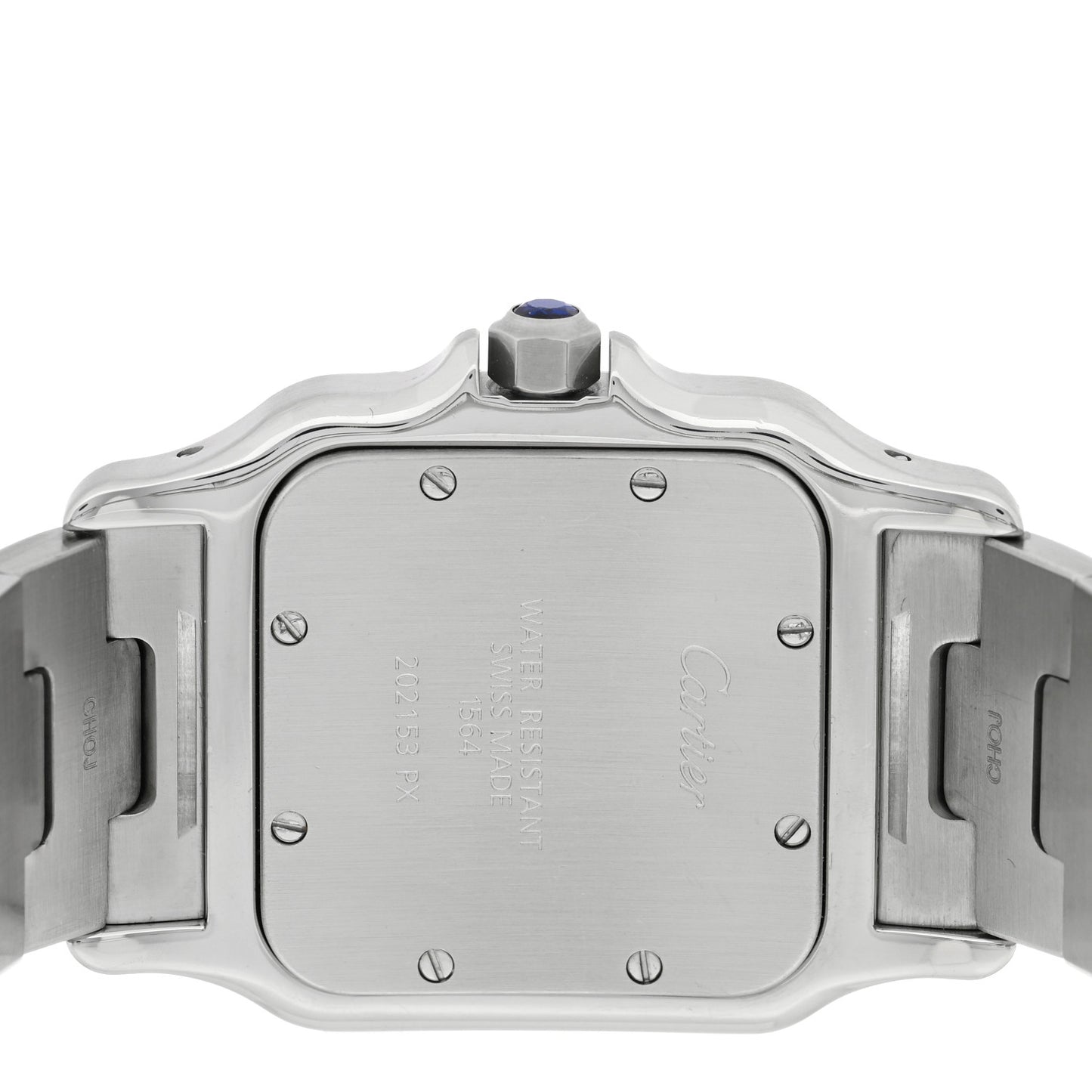 Stainless Steel 29mm Santos De Cartier Galbee Quartz Watch