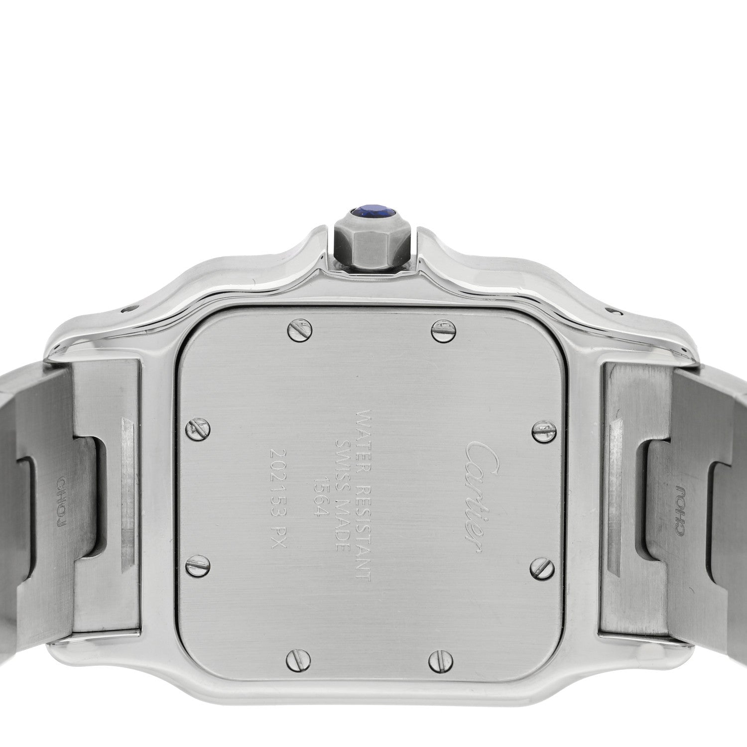 Cartier Stainless Steel 29mm Santos De Cartier Galbee Quartz Watch 4 of 4