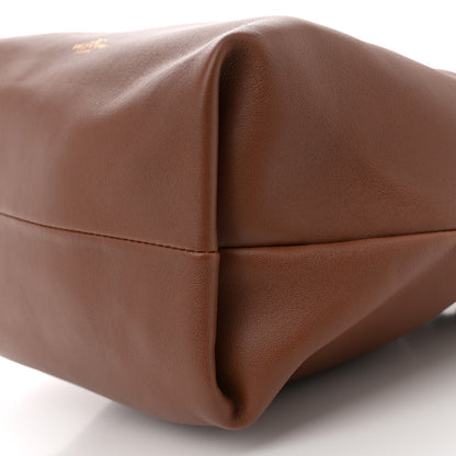 Valentino Garavani Nappa Vlogo Pouf Pouch Tan 9 of 9