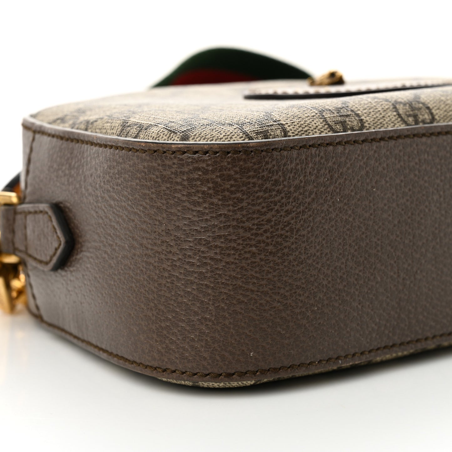 GG Supreme Monogram Web Neo Vintage Shoulder Bag Beige New Acero Crop