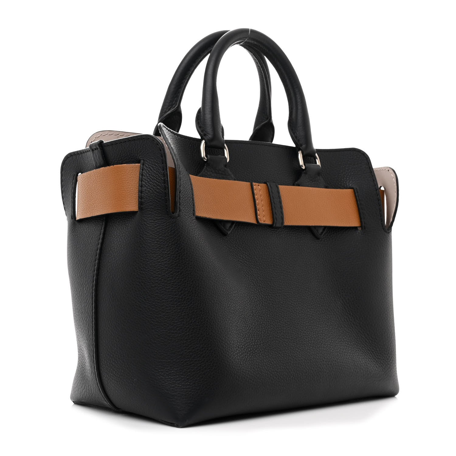 Burberry Soft Grain Calfskin Small Belt Bag Black 3 of 13